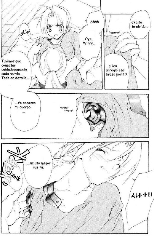 (C65) [Kyougetsutei (Miyashita Miki)] Hagane No XXXX (Fullmetal Alchemist) [Spanish] page 8 preview
