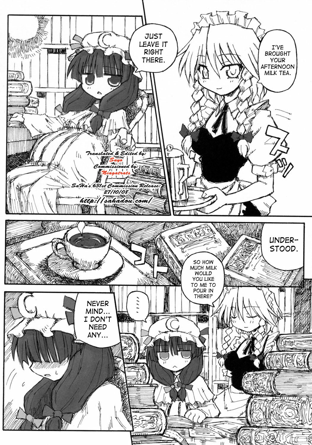 (SC28) [Domestic animals (Murasame Maru)] Seireitsukai no Gogo | Afternoon of The Sorceress (Touhou Project) [English] [SaHa] page 5 preview