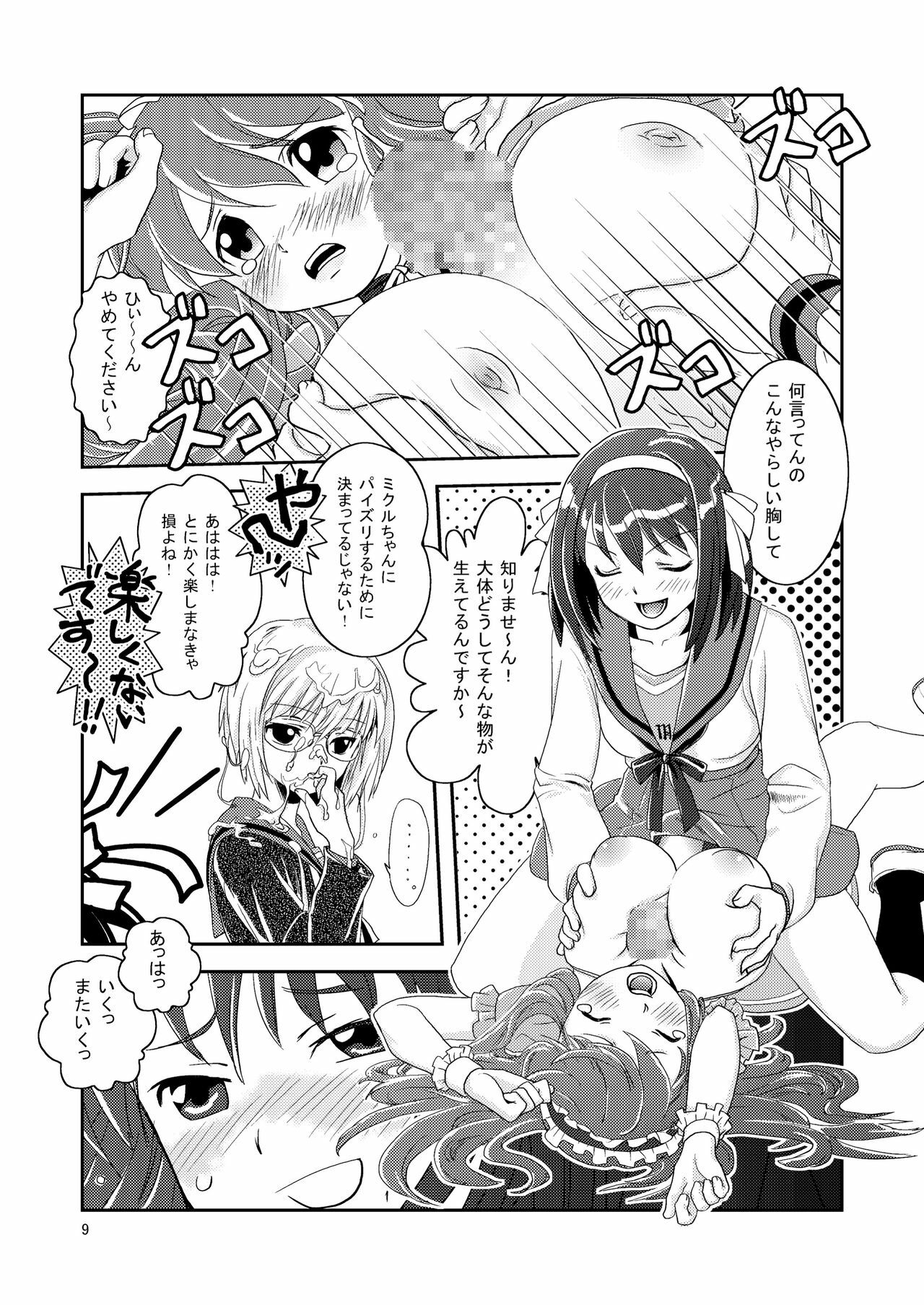 (C72) [Fernandeath. (Amamiya Uoshichi)] Ookii Koto wa Ii Koto da | Bigger is Always Better (Suzumiya Haruhi no Yuuutsu) page 9 preview