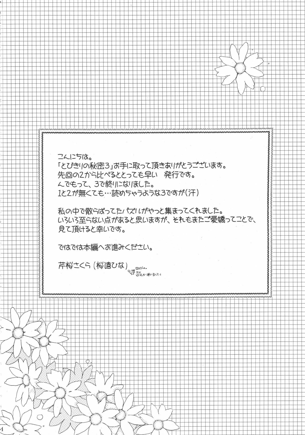 (C68) [Sakurakan (Seriou Sakura)] Tobikiri no Himitsu 3  (Inuyasha) page 4 preview