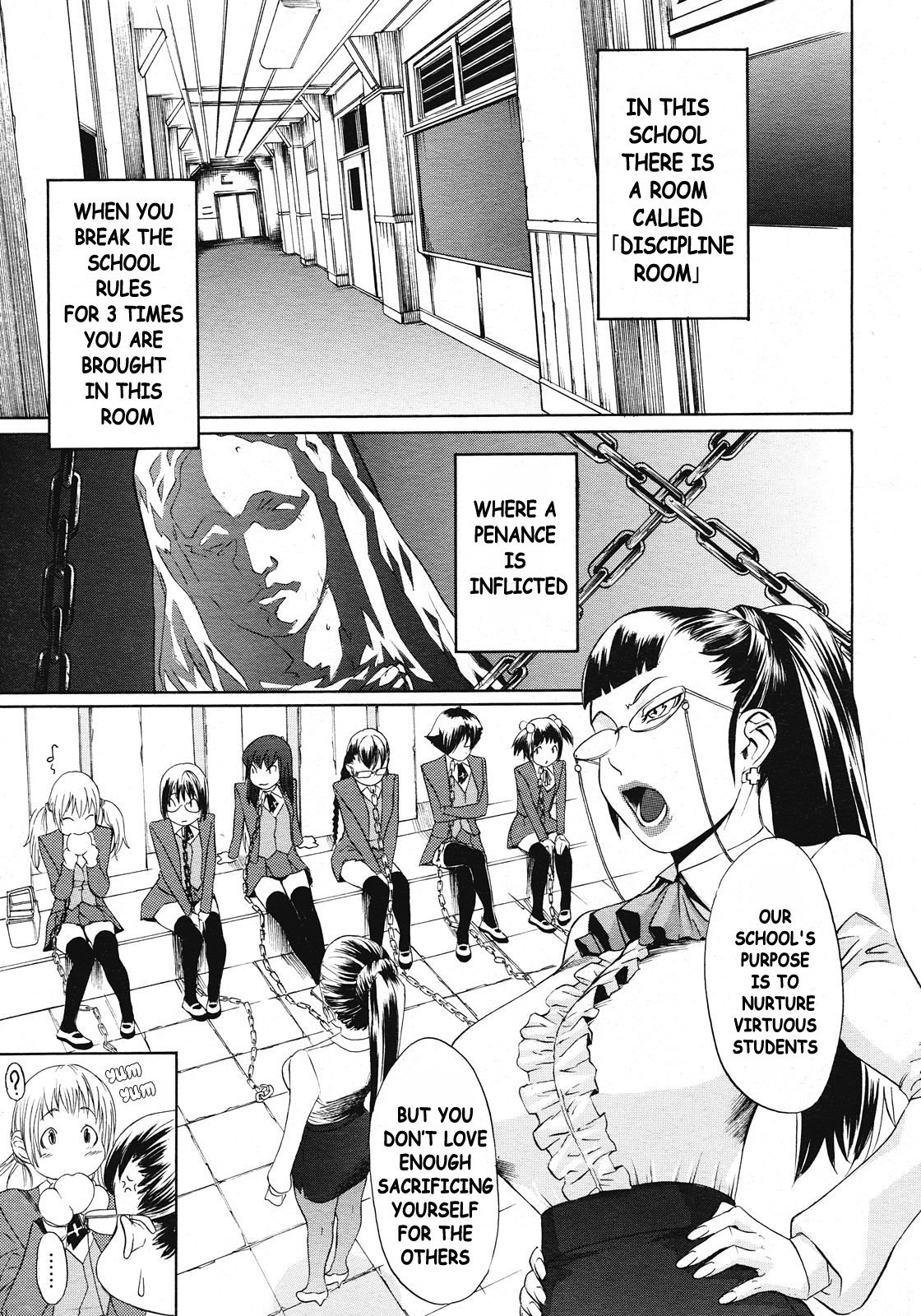 [Koyanagi Royal] Sei Penalty Gakuen "Goku" | School “Prison” for Spiritual Penance (COMIC Megastore 2008-07) [English] [stecaz + sirC] page 5 preview