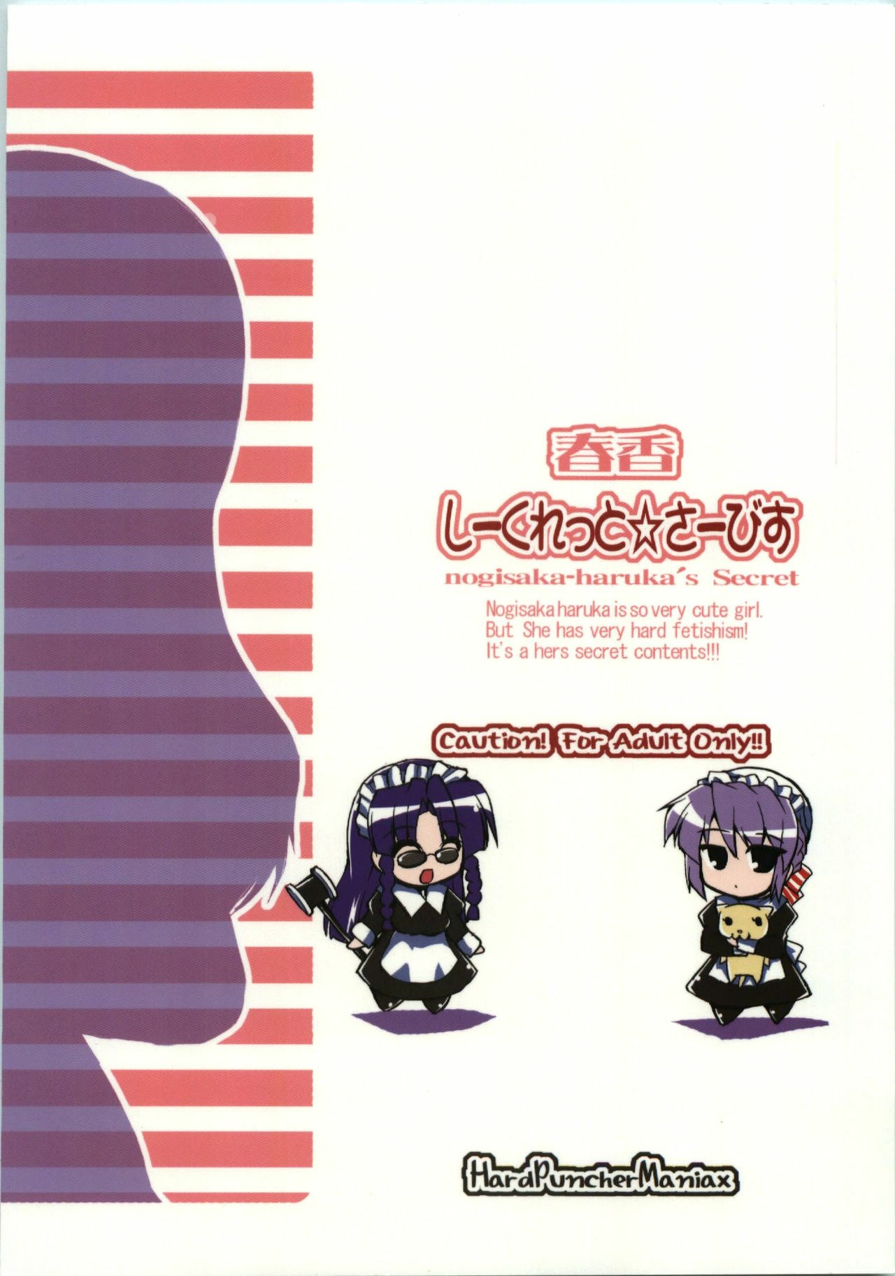 (C74) [Hard Puncher Maniax (Shibahara Gocho)] Haruka Secret Service (Nogizaka Haruka no Himitsu) page 2 preview