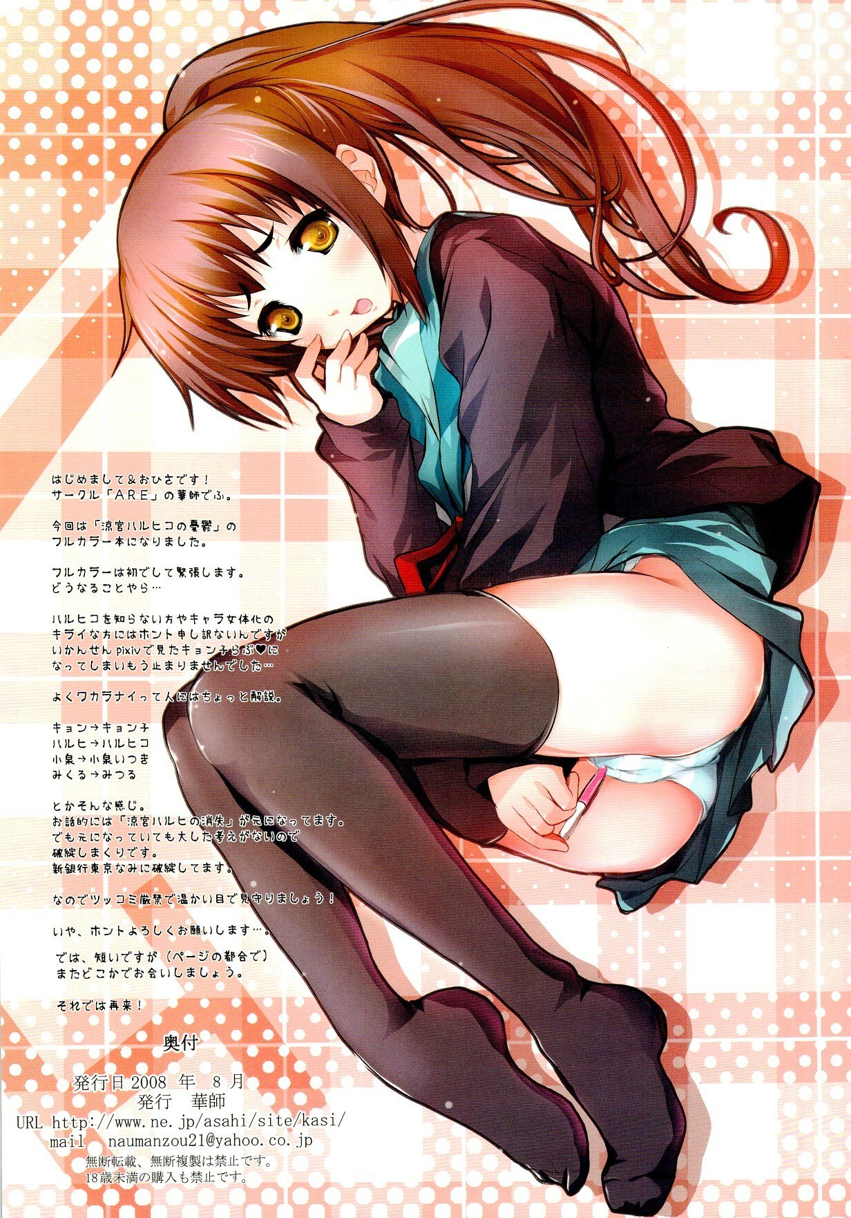 (C74) [Circle ARE (Kasi)] LOVE kyon (The Melancholy of Haruhi Suzumiya) page 11 preview
