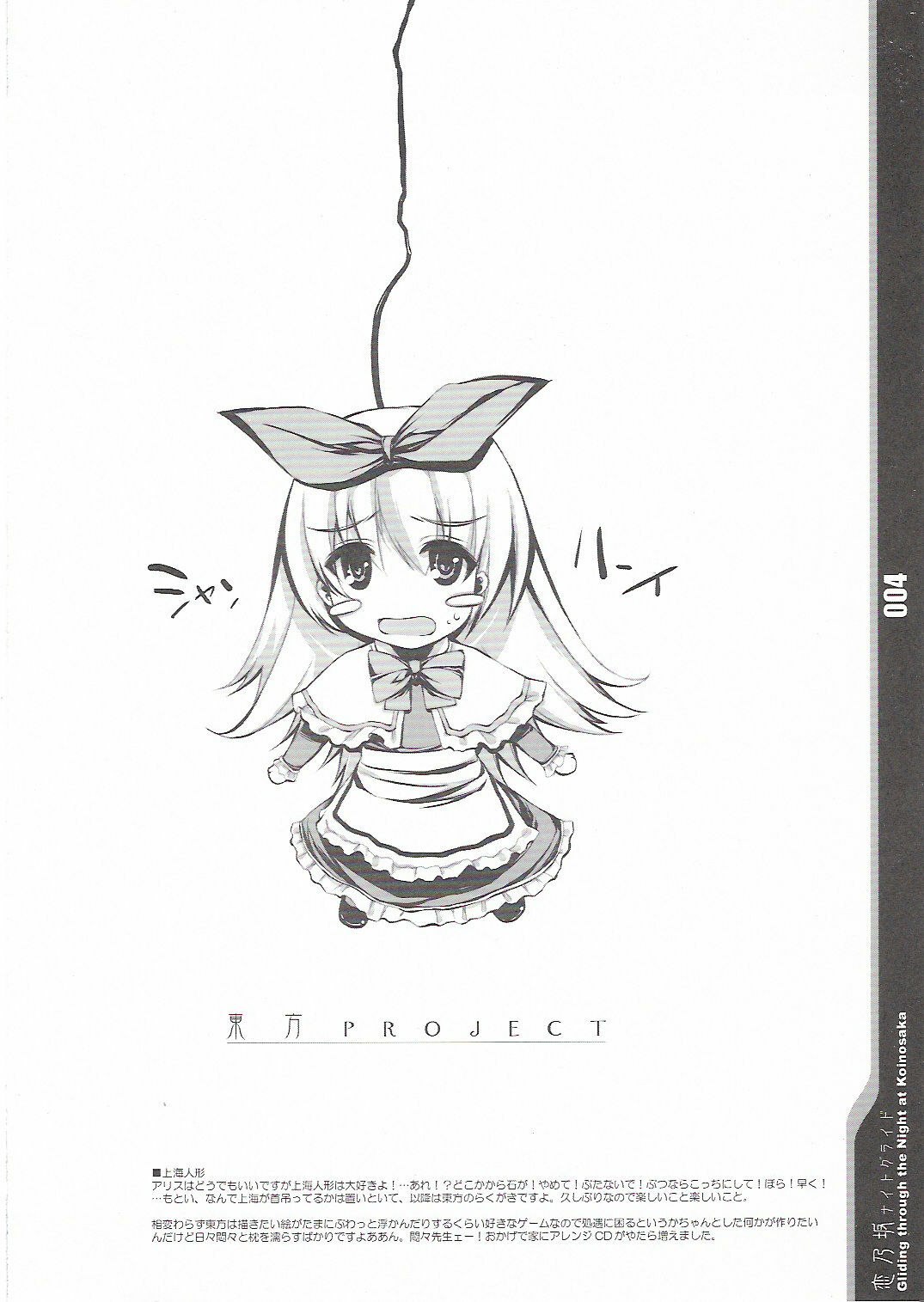 (C70) [Douganebuibui (Aburidashi Zakuro)] Koinosaka Night Glide - Gliding through the Night at Koinosaka (Touhou Project) page 4 preview