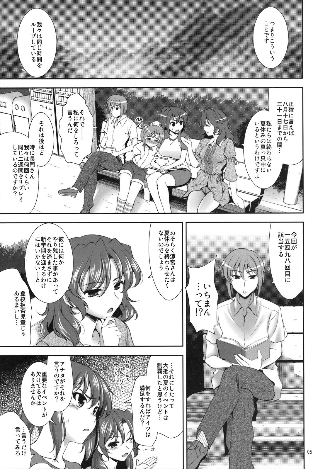 (C74)  Manatsu no Yo no Yume no Mata Yume no Mata Yume - A Mid summer Night's Dream &amp; Dream &amp; Dreams (Suzumiya Haruhi no Yuuutsu) page 4 preview