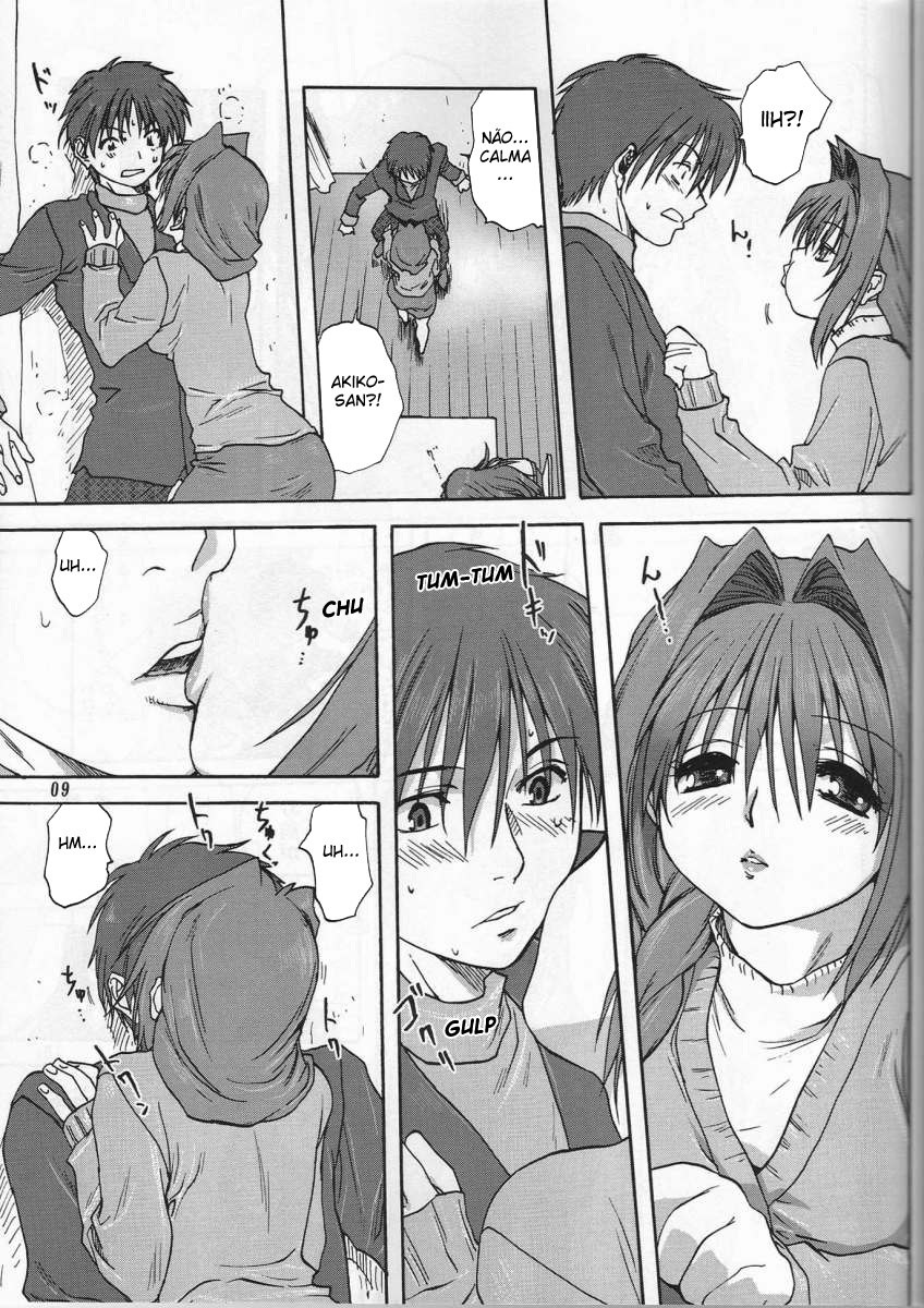 (C72) [Mitarashi Club (Mitarashi Kousei)] Akiko-san to Issho (Kanon) [Portuguese-BR] [BartSSJ] page 8 preview