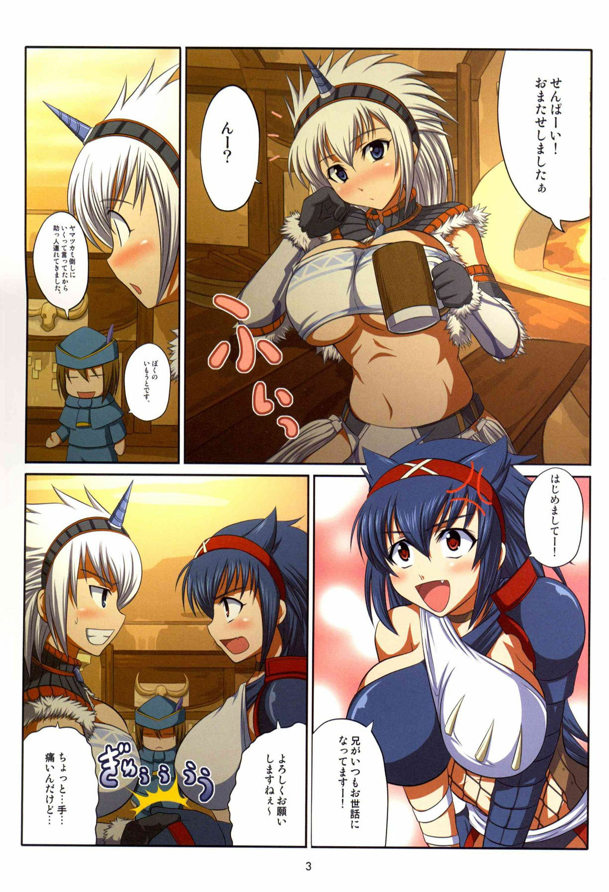 (C75) [AN-ARC (Hamo)] Kirin-san to Naruga-san to (Monster Hunter) page 2 preview