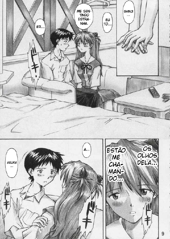 (C67) [TENGU NO TSUZURA (Kuro Tengu)] Asuka Trial (Neon Genesis Evangelion) [Portuguese-BR] [BartSSJ] page 8 preview