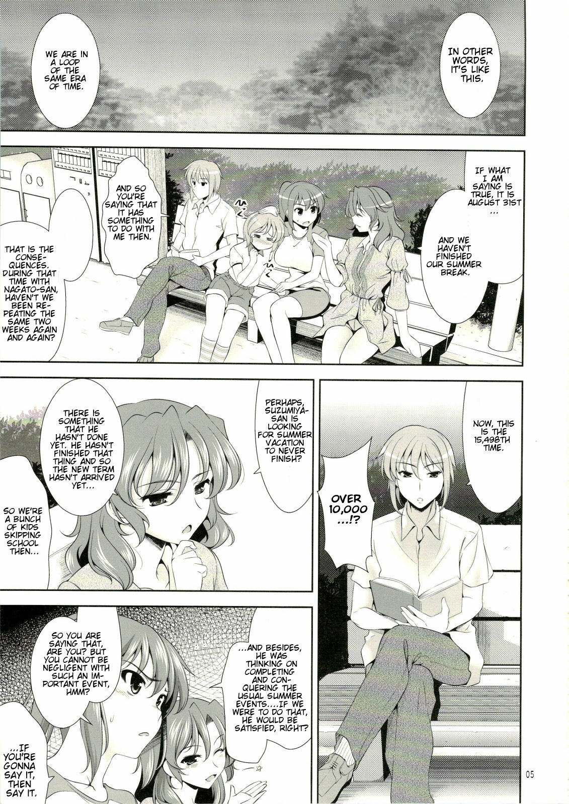(C74)  Manatsu no Yo no Yume no Mata Yume no Mata Yume - A Mid summer Night's Dream &amp; Dream &amp; Dreams (Suzumiya Haruhi no Yuuutsu) [English] [CGrascal] page 4 preview