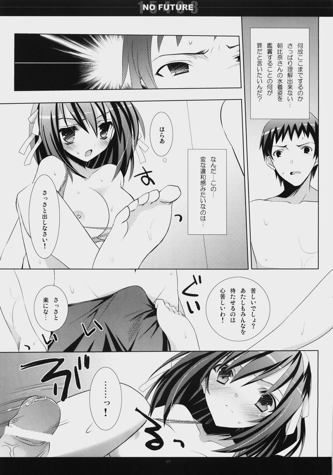 (C74) [honeyking (Mitsu King)] 15498 NO FUTURE (The Melancholy of Haruhi Suzumiya) page 6 preview