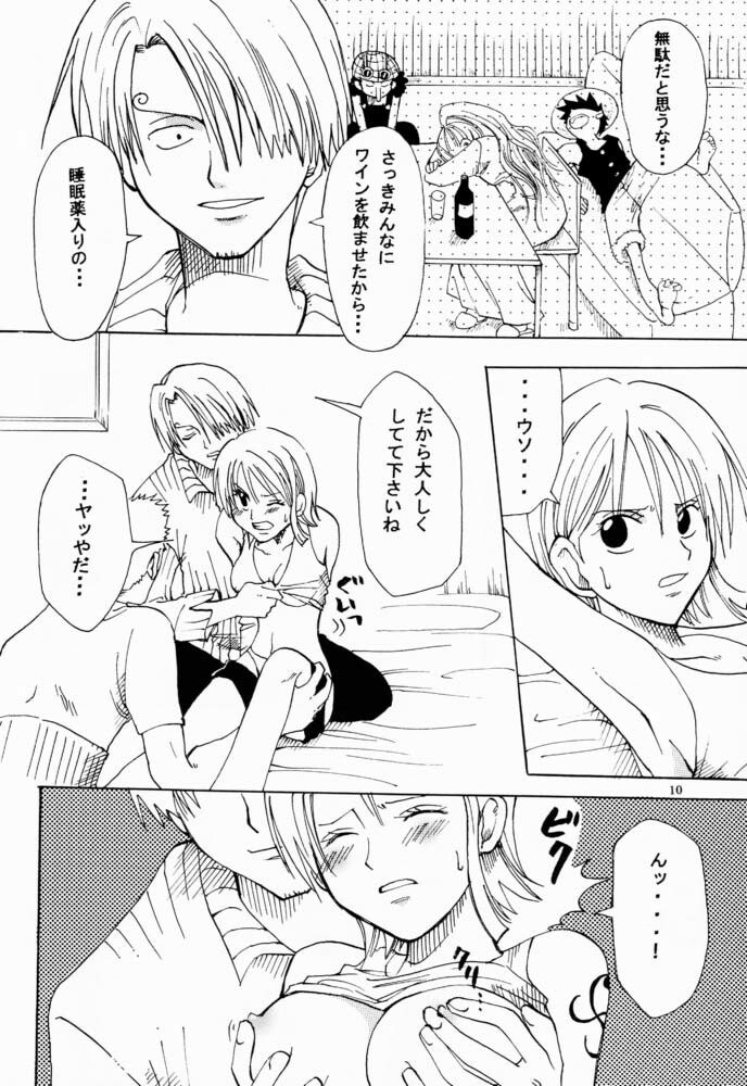 [Kurione-sha (Yu-ri)] Otome Kaikin (One Piece) page 9 preview