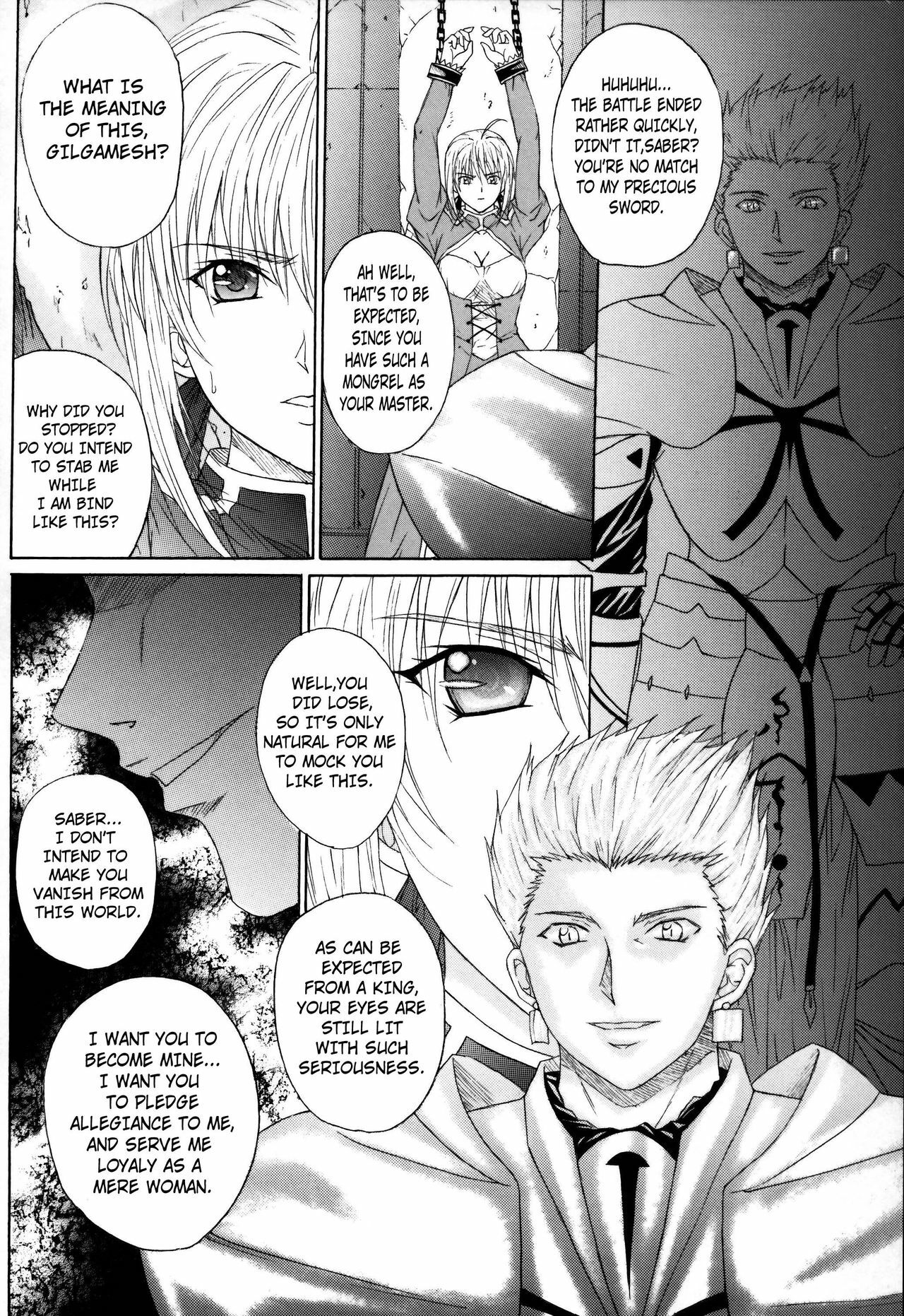 (C69) [Kusari (Aoi Mikku)] Dorei Kishi (Fate/stay night) [English] [desudesu] page 5 preview