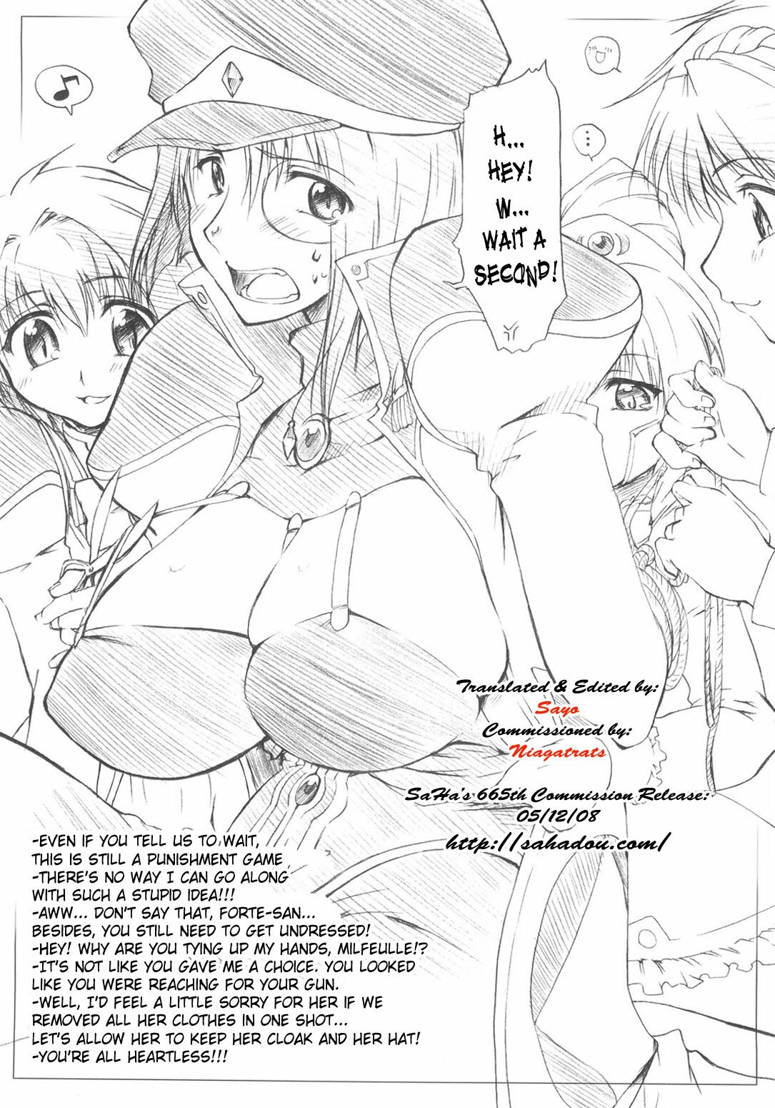 (CR37) [Sago-Jou (Seura Isago)] Ten Kara Forte! ~Soushuuhen~ | Forte from Heaven! (Galaxy Angel) [English] [SaHa] page 6 preview