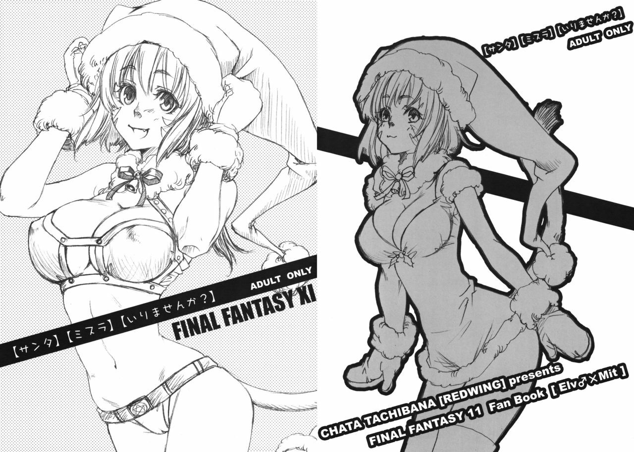 [Akai Tsubasa (Tachibana Chata)] [Santa] [Mithra] [Irimasen ka?] (Final Fantasy XI)