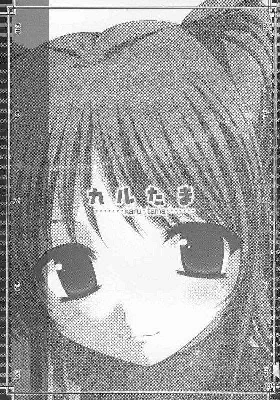 (C70) [GAZEL FORM (Mafuyu no Suika)] Karu-tama (ToHeart 2) page 2 preview