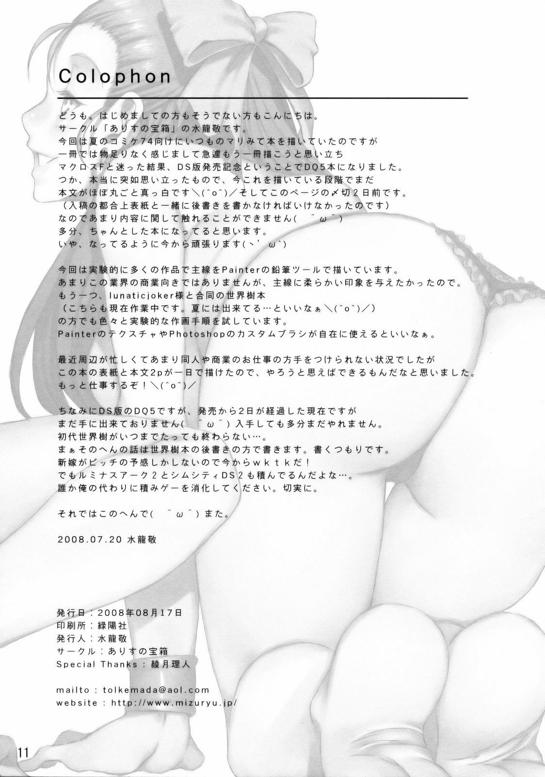 (C74) [Alice no Takarabako (Mizuryu Kei)] Tenkuu no Hanayome (Dragon Quest V) page 11 preview