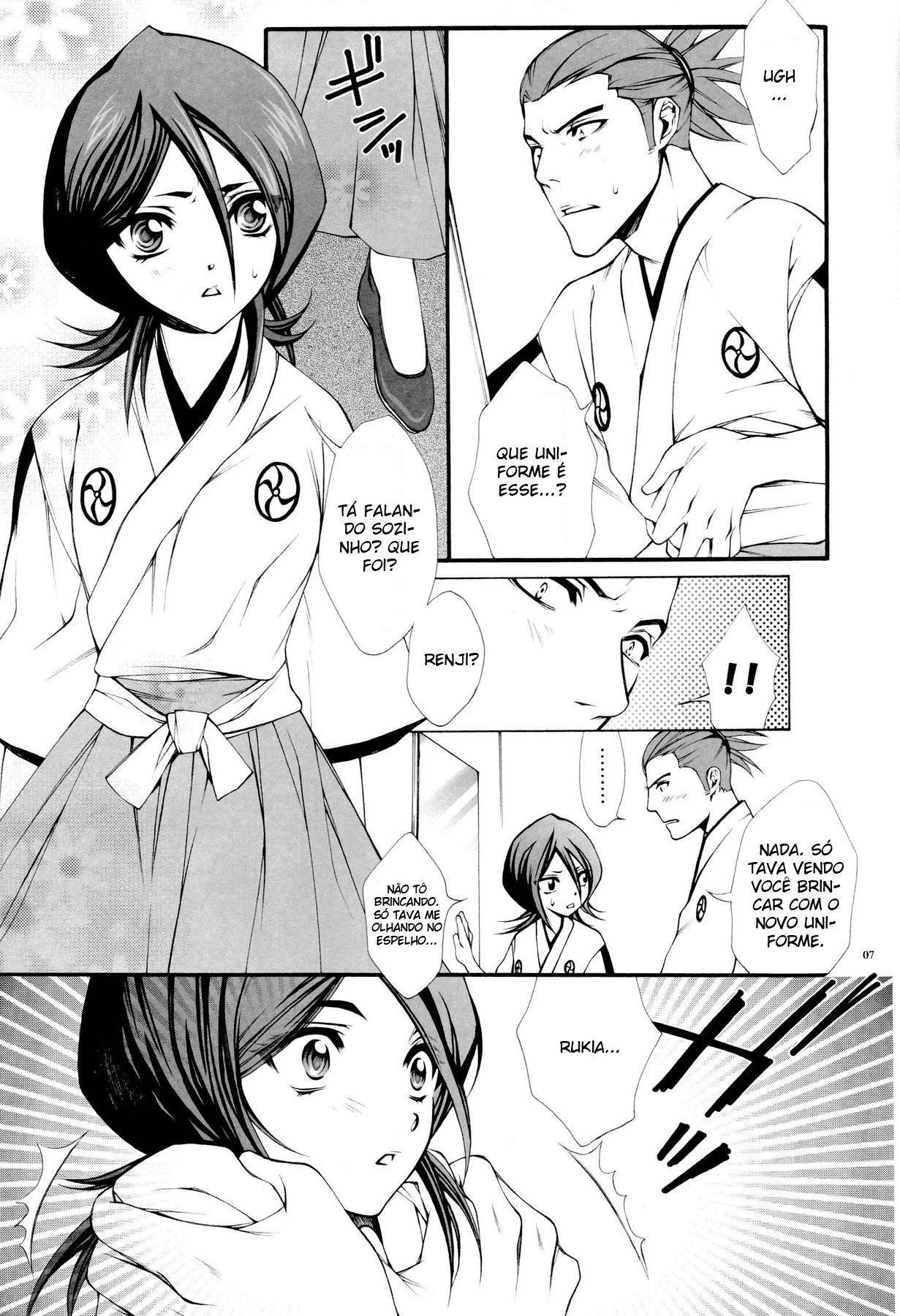(C68) [Aozora Yuugi (Chin Chin)] Josei Shinigami Kyoukai Shisetsu Shienbu Kaihou (Bleach) [Portuguese-BR] page 6 preview