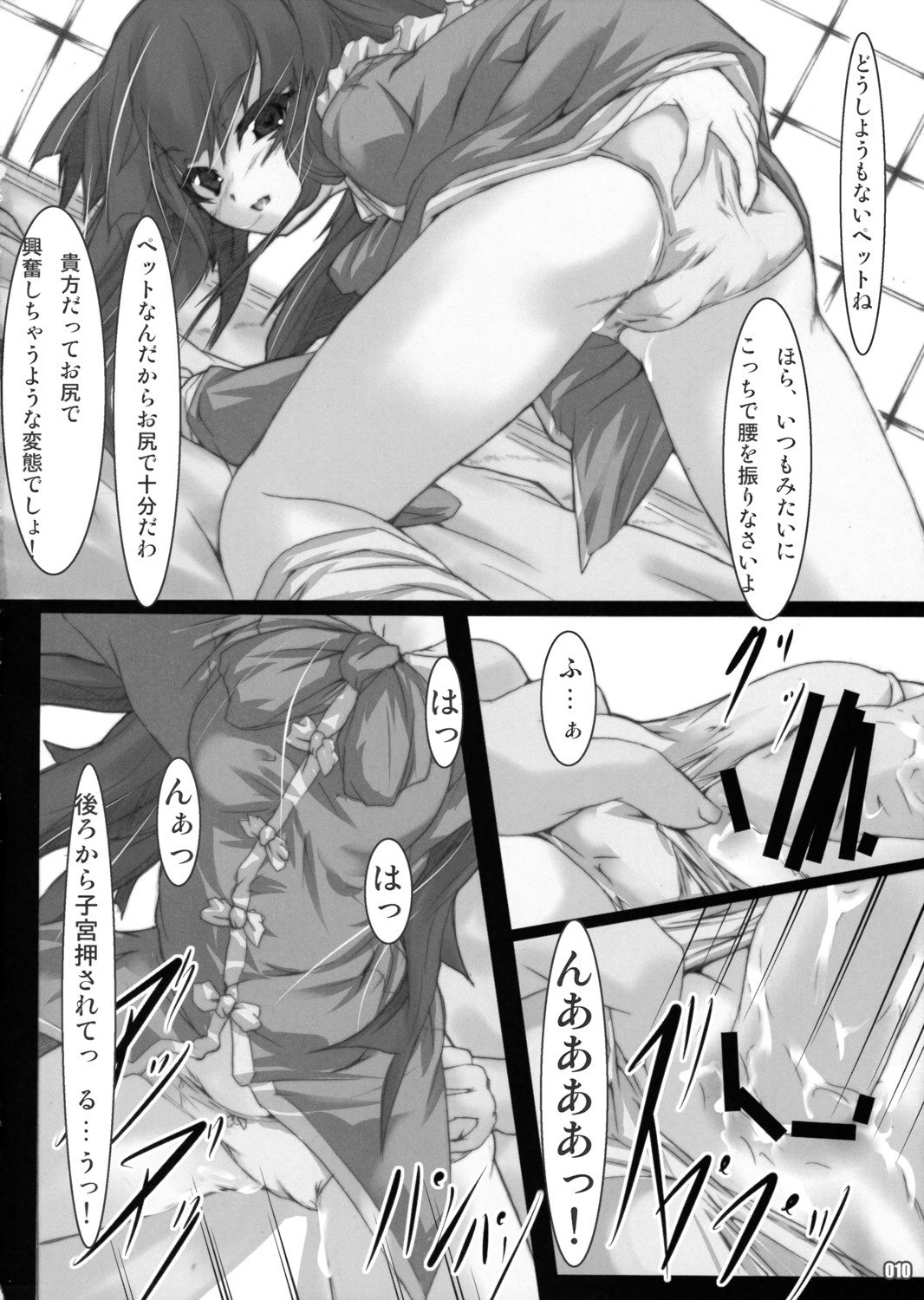 (Reitaisai 6) [Lagrangian-Point (Akatuki Tetora)] Kusaha no Kuroki Tokoro Kara (Touhou Project) page 10 preview