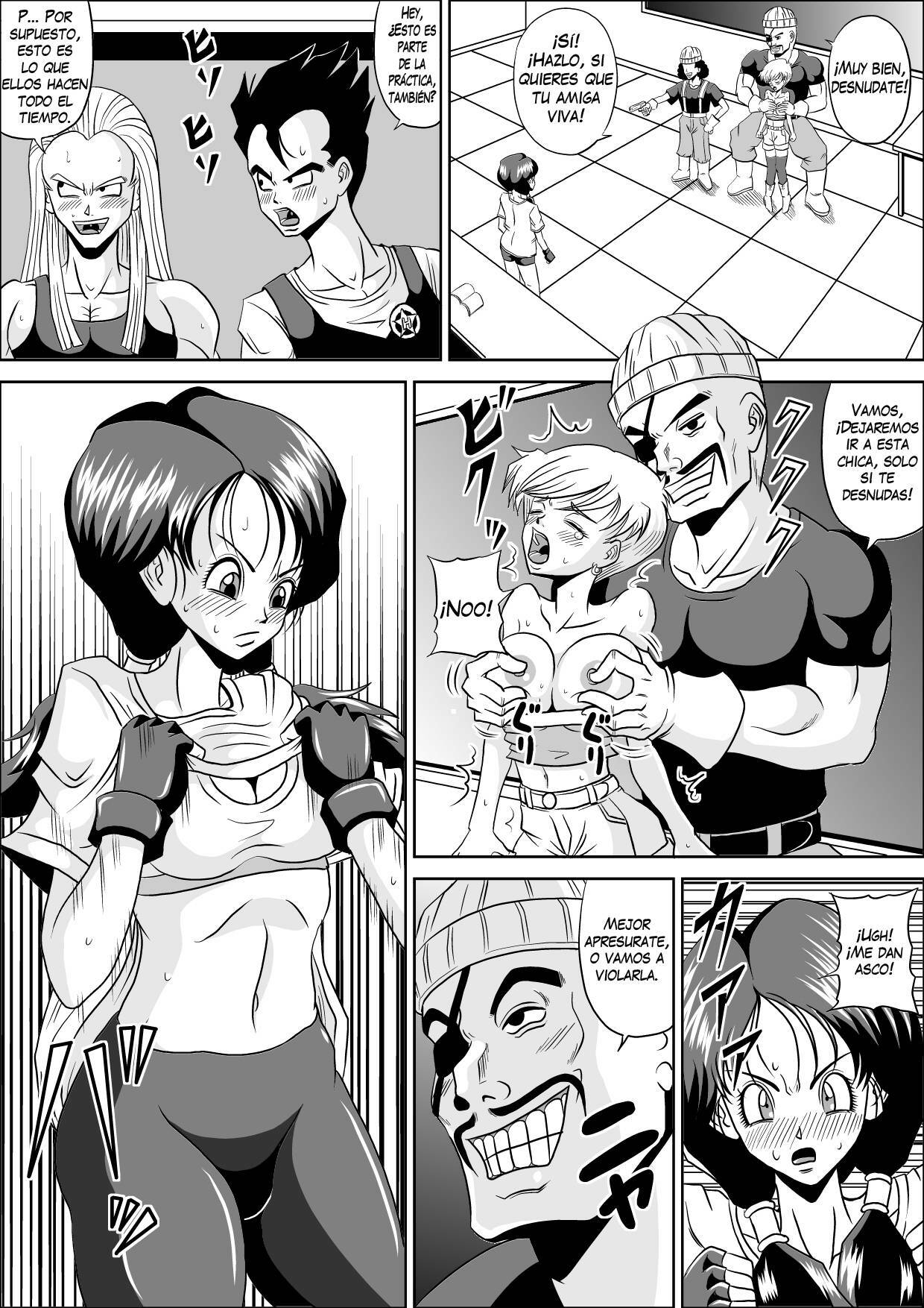 [Pyramid House (Muscleman)] HIGH SCHOOL RAPE (Dragon Ball Z) [Spanish] [BloodHunter] page 6 preview