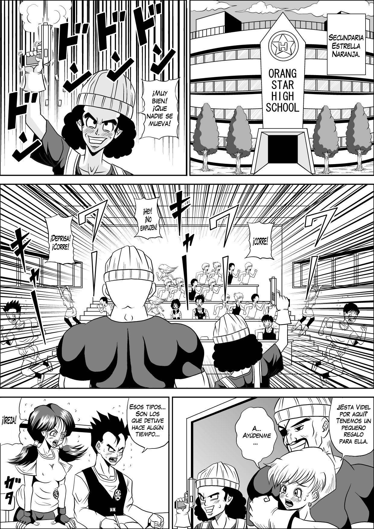 [Pyramid House (Muscleman)] HIGH SCHOOL RAPE (Dragon Ball Z) [Spanish] [BloodHunter] page 3 preview