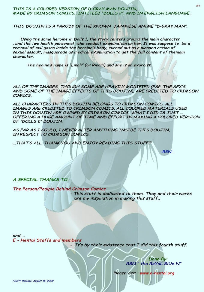 [Crimson (Carmine)] DOLLS 2 (D.Gray-man) [English] [Colorized] page 3 preview