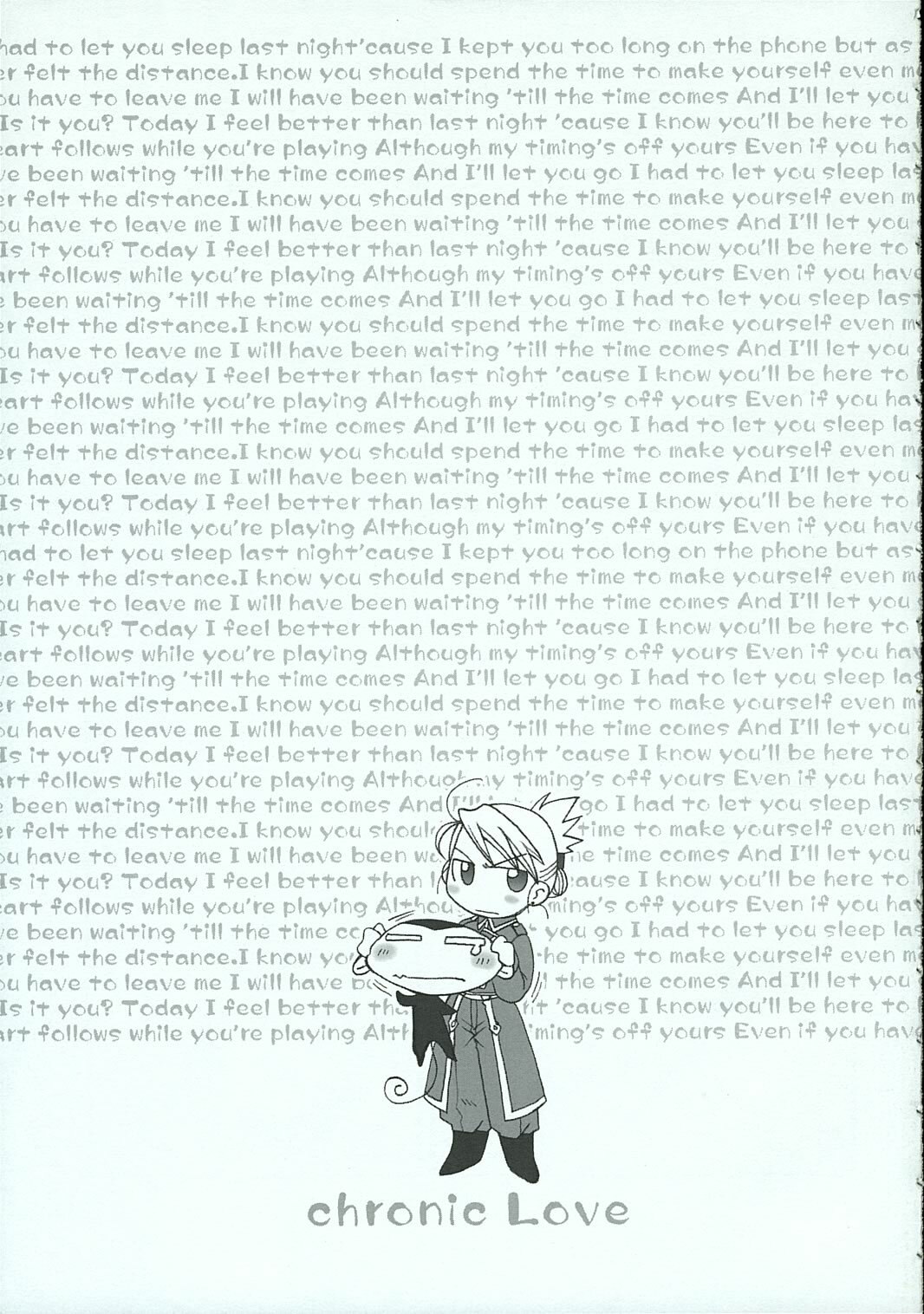 (C69) [Osaru-san Panic (Kikuno)] Chronic Love (Fullmetal Alchemist) page 4 preview