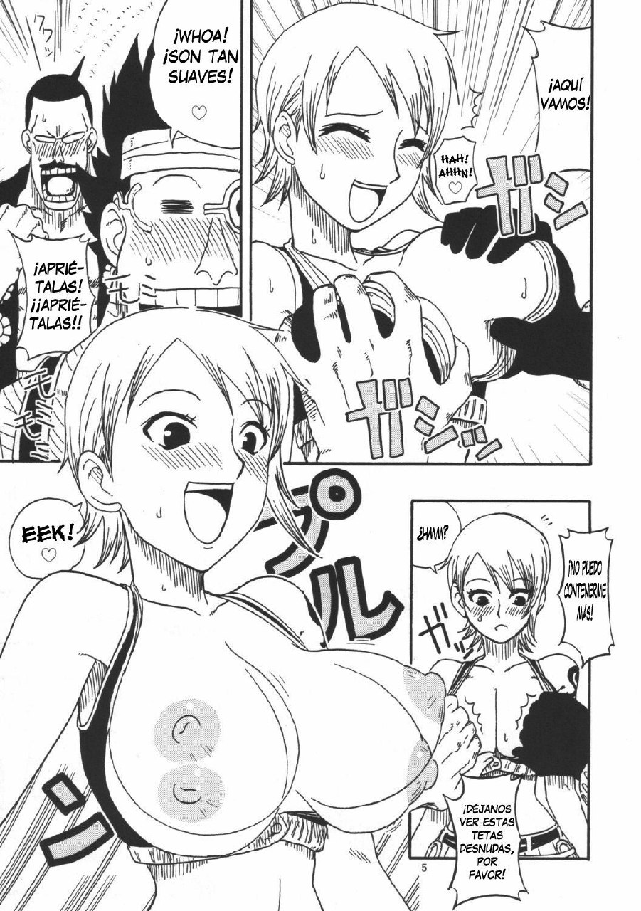 (C69) [ACID-HEAD (Murata.)] Nami no Koukai Nisshi Special 4 (One Piece) [Spanish] [Bloodhunter] page 6 preview