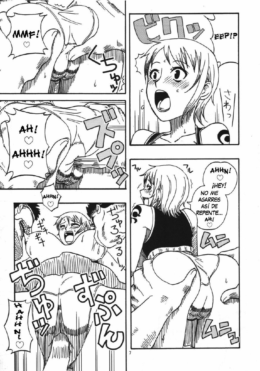 (C69) [ACID-HEAD (Murata.)] Nami no Koukai Nisshi Special 4 (One Piece) [Spanish] [Bloodhunter] page 8 preview