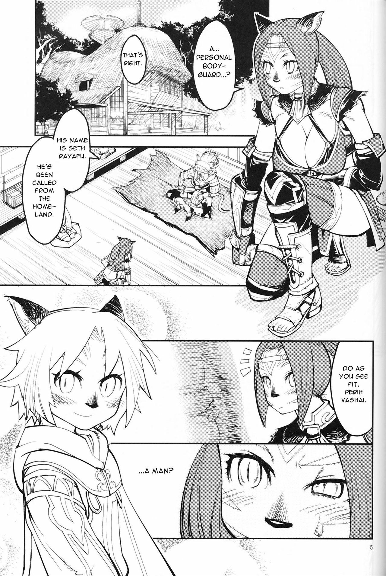 (C75) [Kuroshiki (Kurohiko)] Kuroshiki Vol. 7 (Final Fantasy XI) [English] page 4 preview