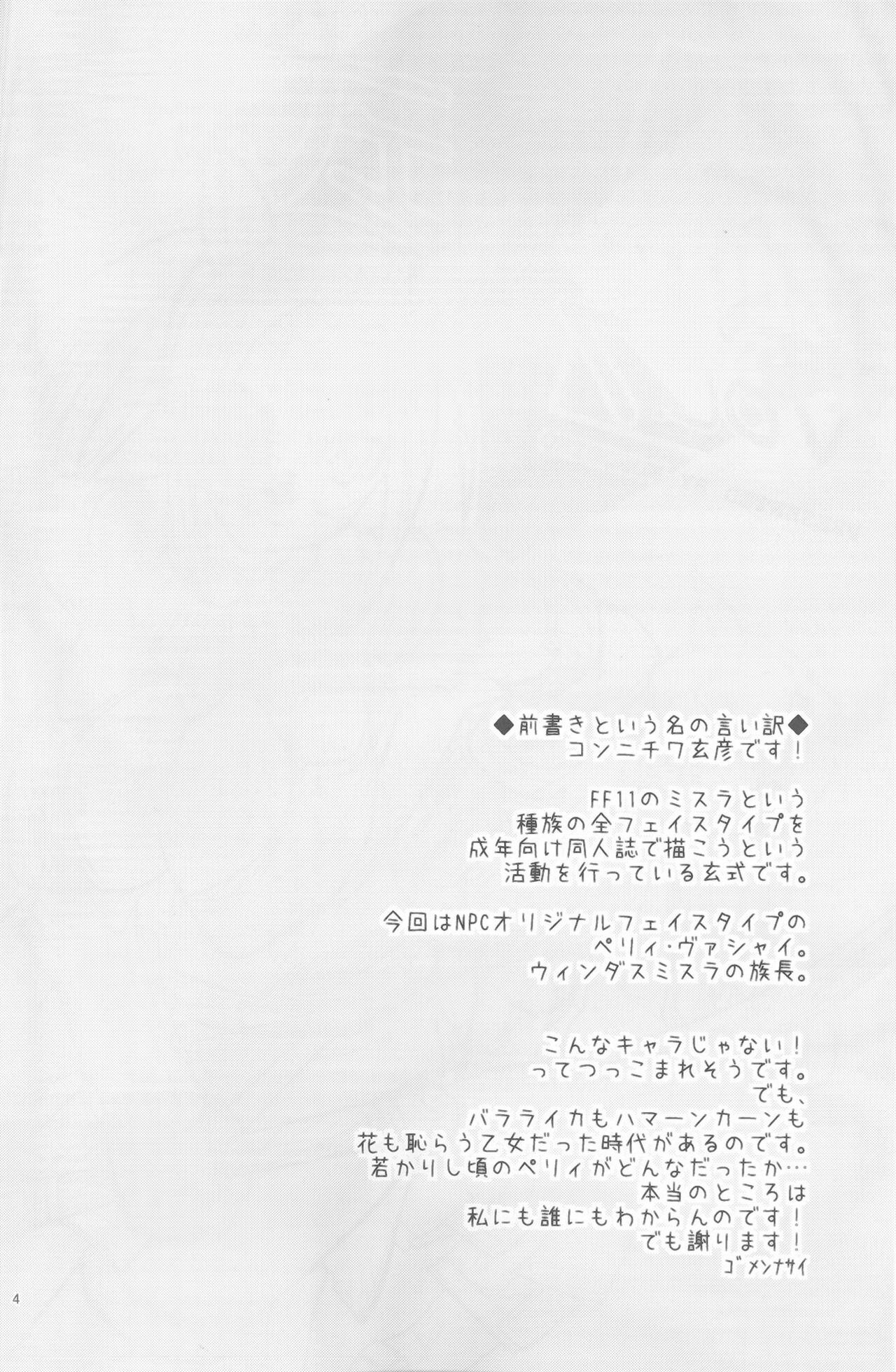(C75) [Kuroshiki (Kurohiko)] Kuroshiki Vol. 7 (Final Fantasy XI) [English] page 3 preview