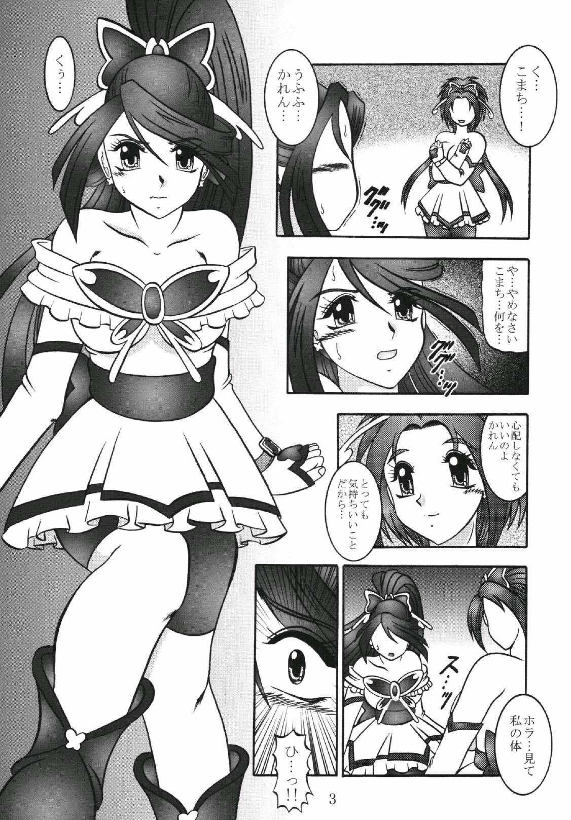 (C73) [Studio Kyawn (Murakami Masaki)] GREATEST ECLIPSE Kochou Side:B [Broken] (Yes! Precure 5) page 3 preview