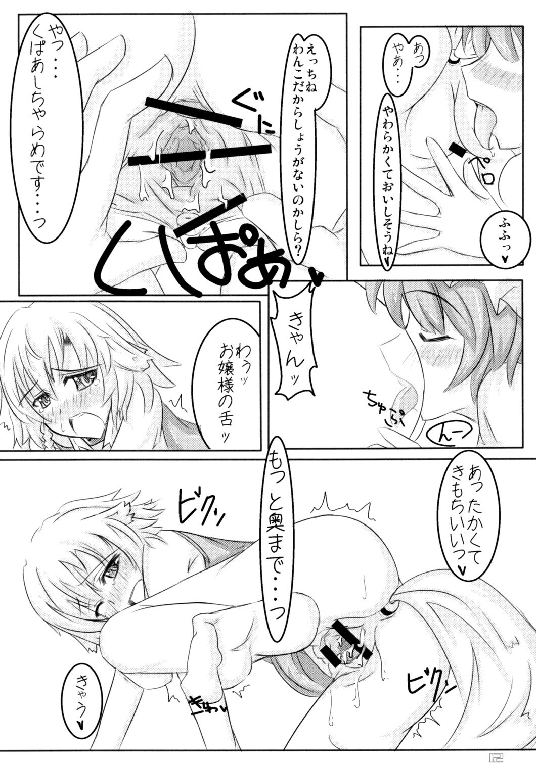 (Reitaisai 4) [Sweet Milk Shake (Tora)] Wanko-bun Hokyuu (Touhou Project) page 12 preview