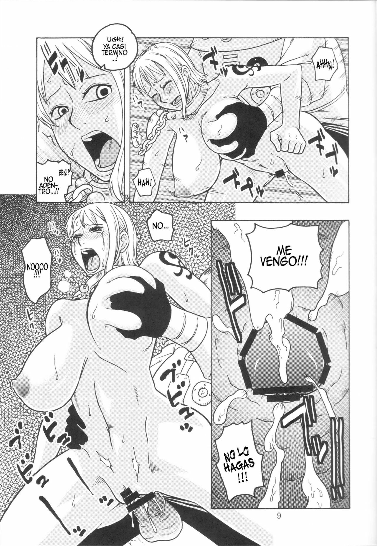 (C75) [ACID-HEAD (Murata.)] Nami no Koukai Nisshi EX NamiRobi 3 (One Piece) [Spanish] [Blood Hunter] page 10 preview