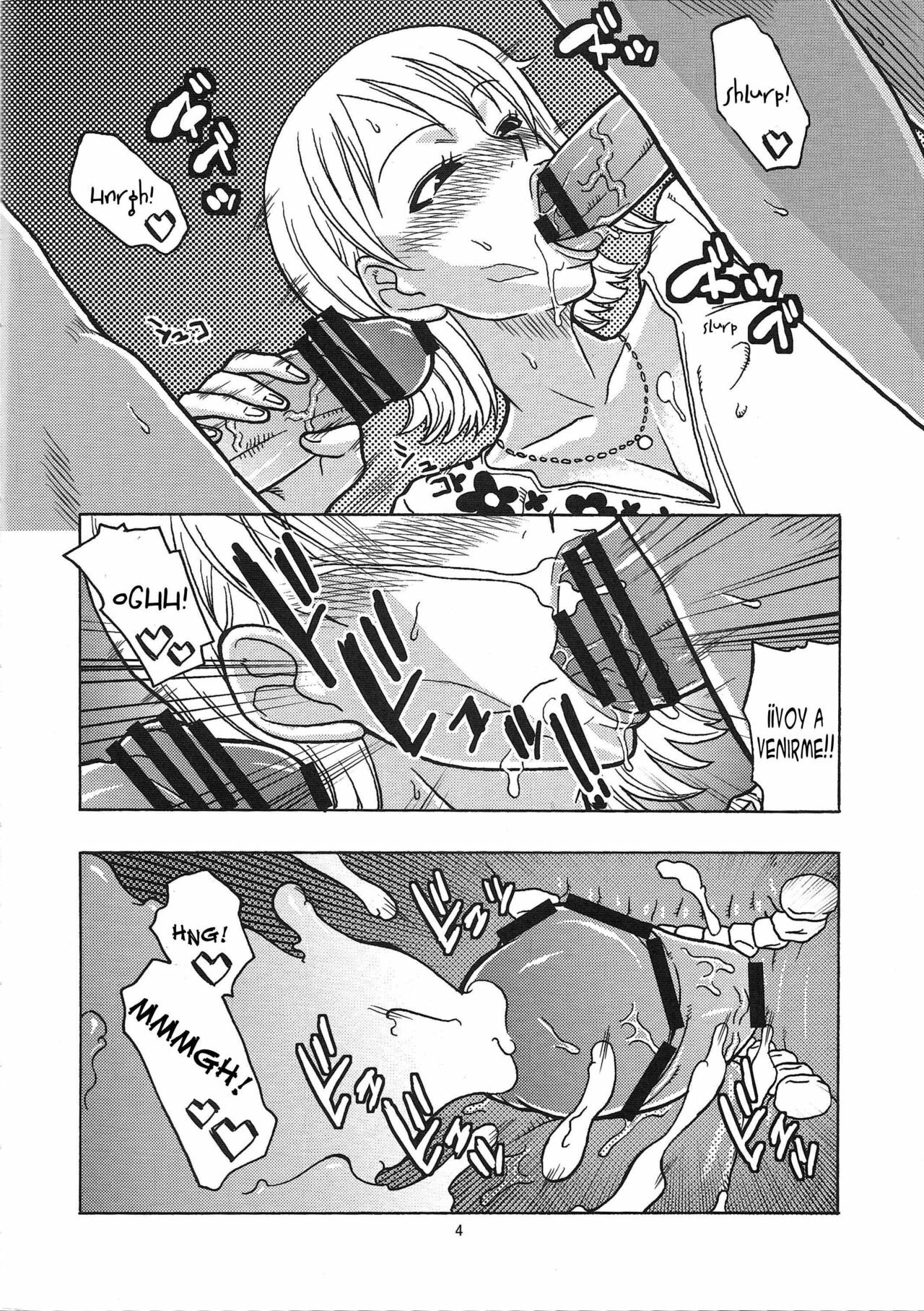 (C76) [ACID-HEAD (Murata)] Nami no Ura Koukai Nisshi 4 (Nami's Hidden Sailing Diary 4) (One Piece) [Spanish] page 5 preview