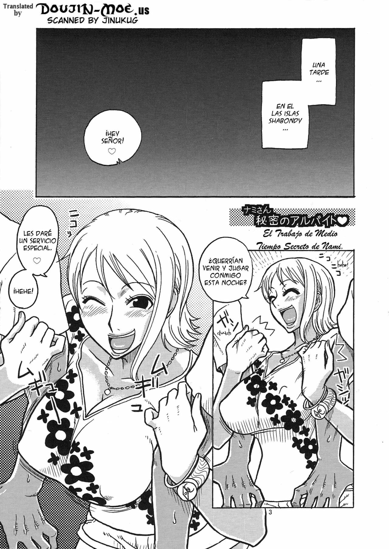(C76) [ACID-HEAD (Murata)] Nami no Ura Koukai Nisshi 4 (Nami's Hidden Sailing Diary 4) (One Piece) [Spanish] page 4 preview