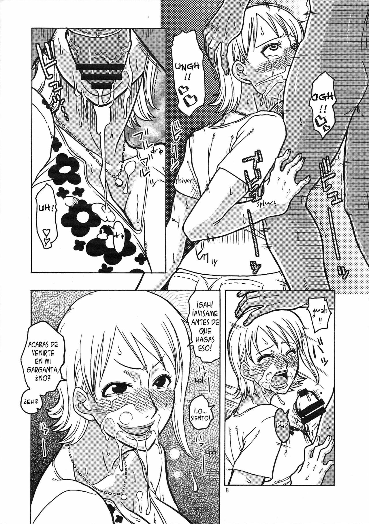 (C76) [ACID-HEAD (Murata)] Nami no Ura Koukai Nisshi 4 (Nami's Hidden Sailing Diary 4) (One Piece) [Spanish] page 9 preview