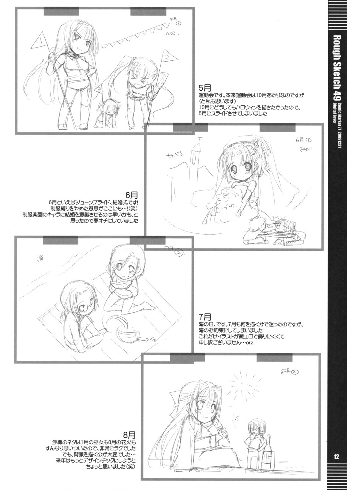 (C77)[Digital Lover] Rough Sketch 49 page 12 preview