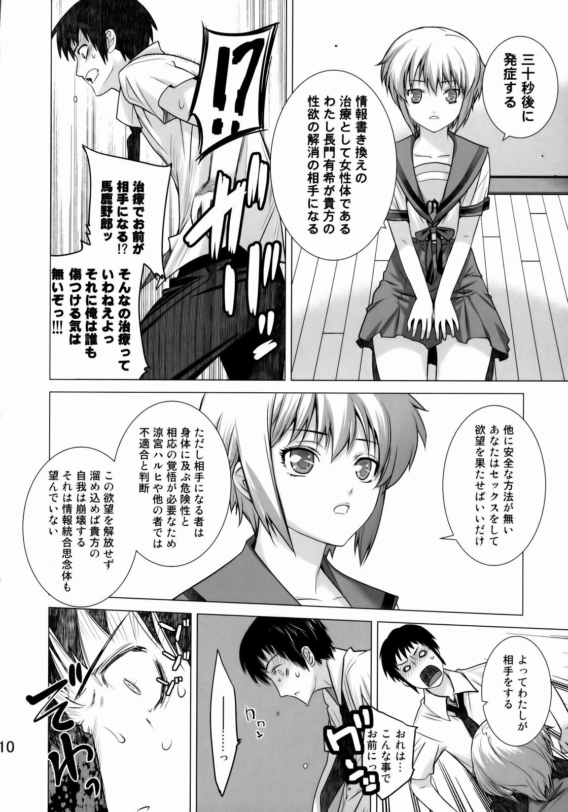 (C77) [Kouchaya (Ootsuka Kotora)] Ore to Nagato. (The Melancholy of Haruhi Suzumiya) page 9 preview