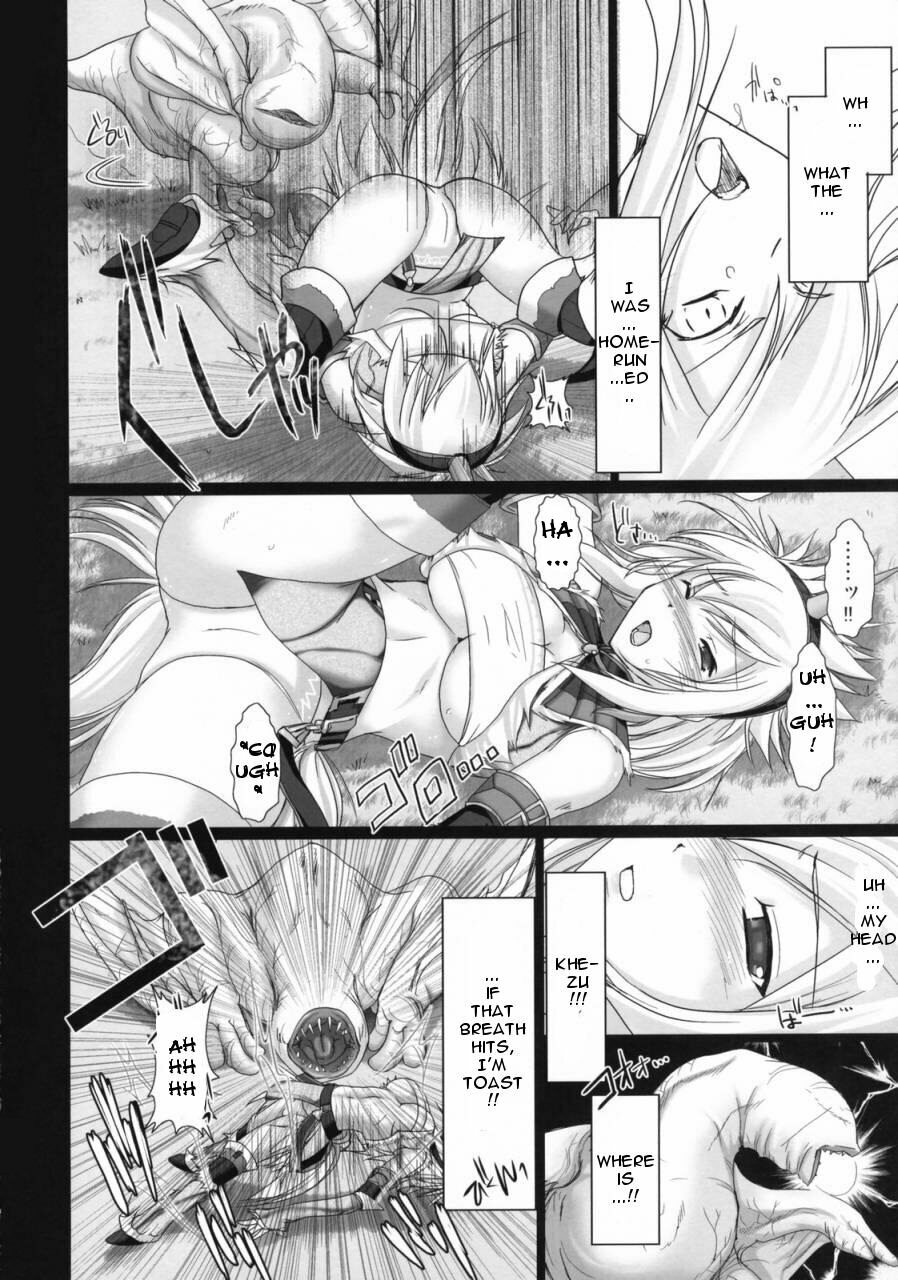 (SC35) [UDON-YA (Kizuki Aruchu, ZAN)] MonHun no Erohon (Monster Hunter) [English] {doujin-moe.us} page 8 preview