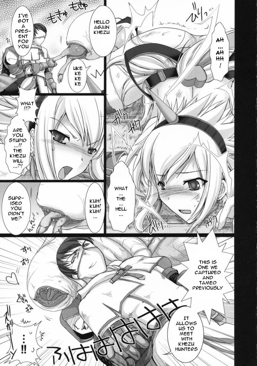 (SC35) [UDON-YA (Kizuki Aruchu, ZAN)] MonHun no Erohon (Monster Hunter) [English] {doujin-moe.us} page 9 preview