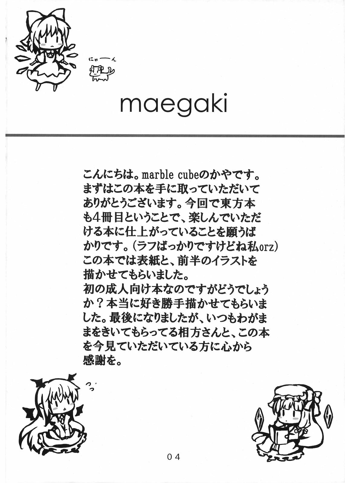 [marble cube] JEWEL BOX vol.1 (Touhou) page 4 preview