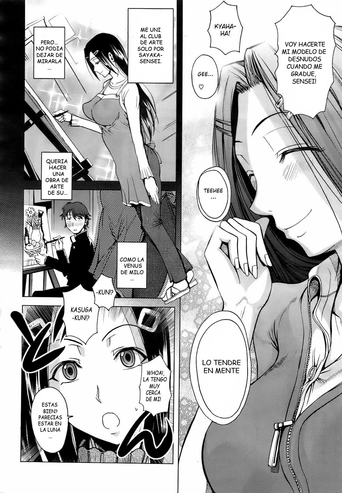 [Fuetakishi] Sakurairo Nude | Cherry Blossom Nude (COMIC Megastore 2009-04) [Spanish] [Mundo H no Fansub] [Decensored] page 4 preview