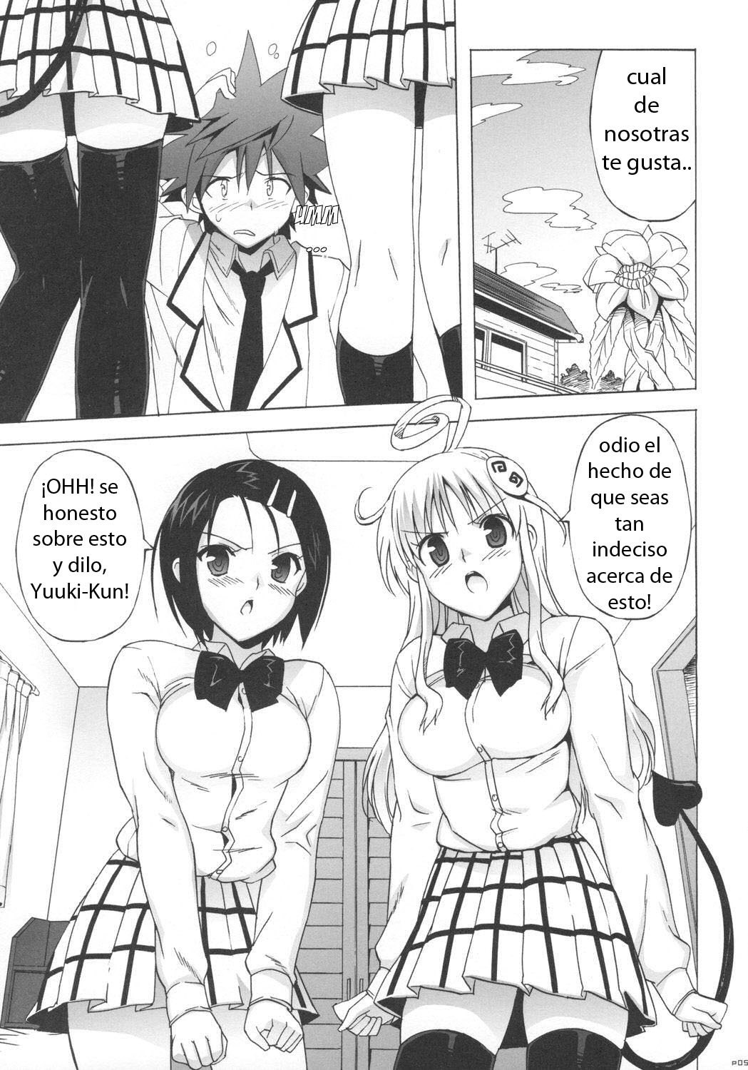 (C73) [Number2 (Takuji)] Haru to Lala (To Love-Ru) [Spanish] page 4 preview