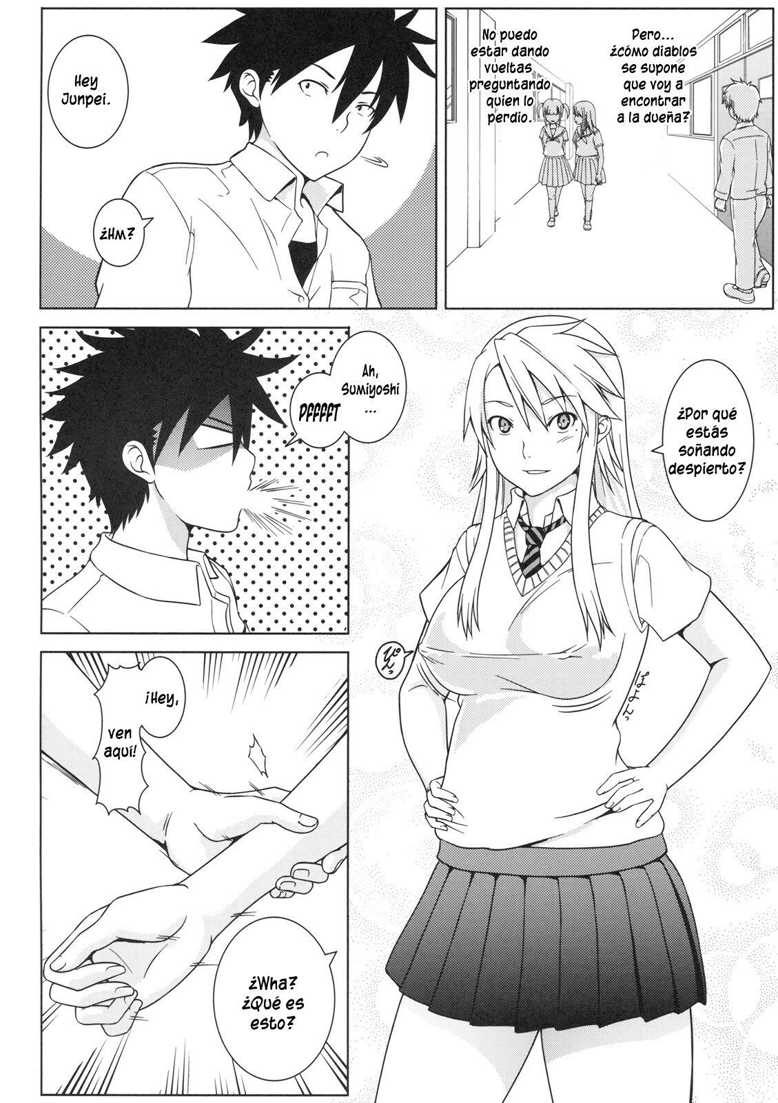 [SQUEEZE!! (Oboro)] Itazura Nyanko! (Nyan Koi!) [Spanish] [BloodHunter] page 5 preview
