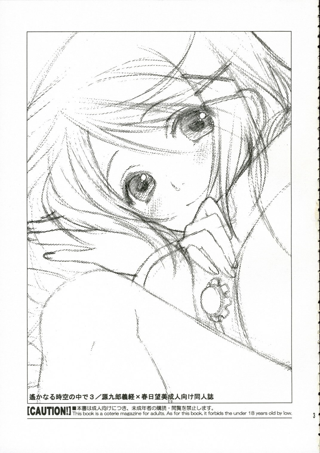 (C70) [Totsugeki Wolf (Yuhki Mitsuru)] Hitoyasumi. (Harukanaru toki no naka de) page 2 preview
