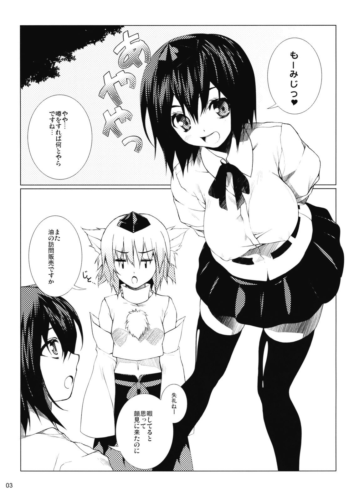 (C76) [waterwheel (Shirota Dai)] Nagusami no Tokitsukaze (Touhou Project) page 5 preview