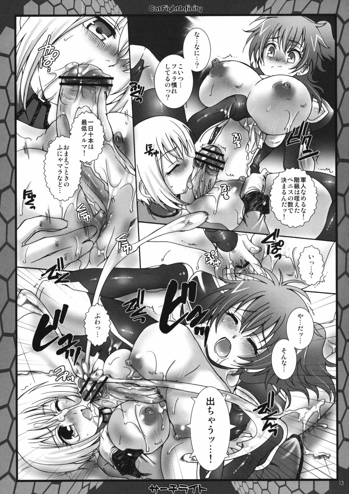 (Futaket 5) [Search-Light (Kurosaki Kotora)] CatFight Infinity (Kidou Senshi Gundam 00) page 12 preview