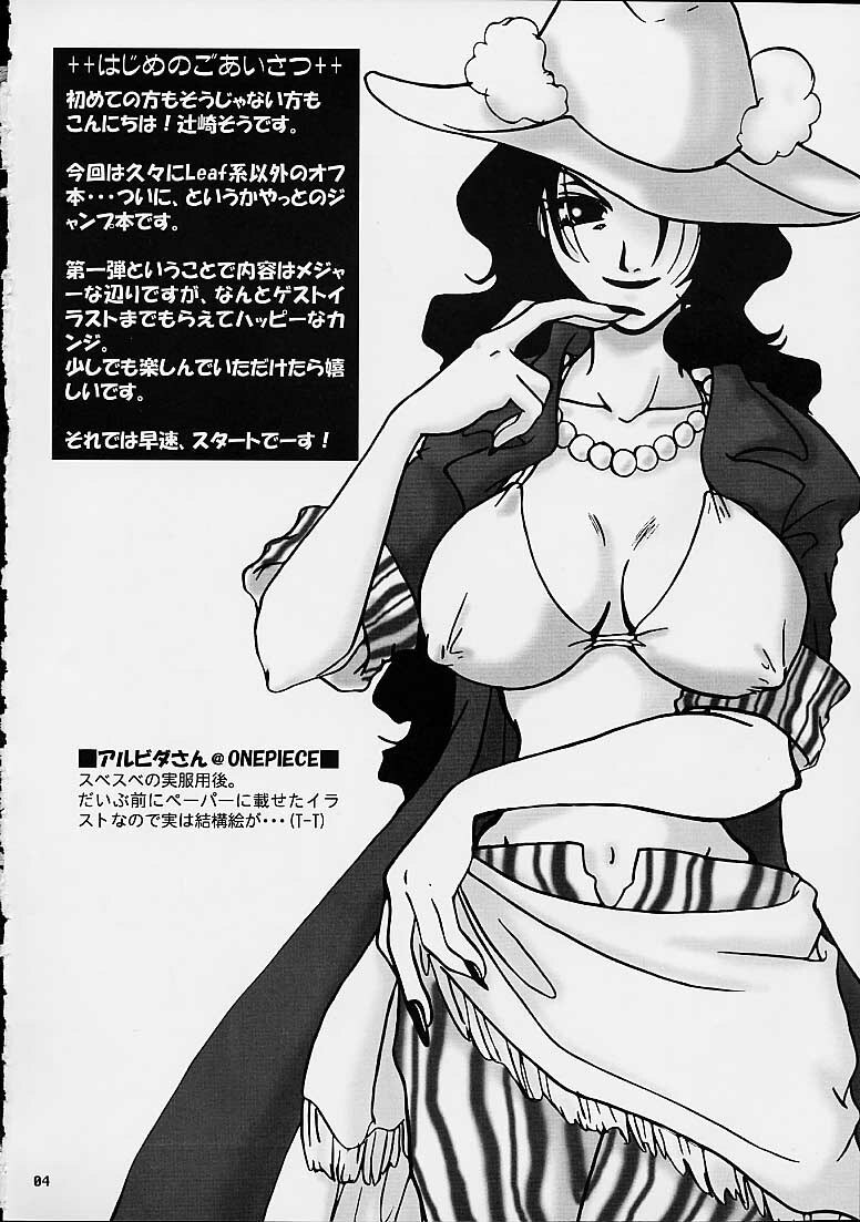 (C60) [Brough-Superior (Tsujisaki Sou)] Tobukusuri (Shaman King, One Piece) page 2 preview