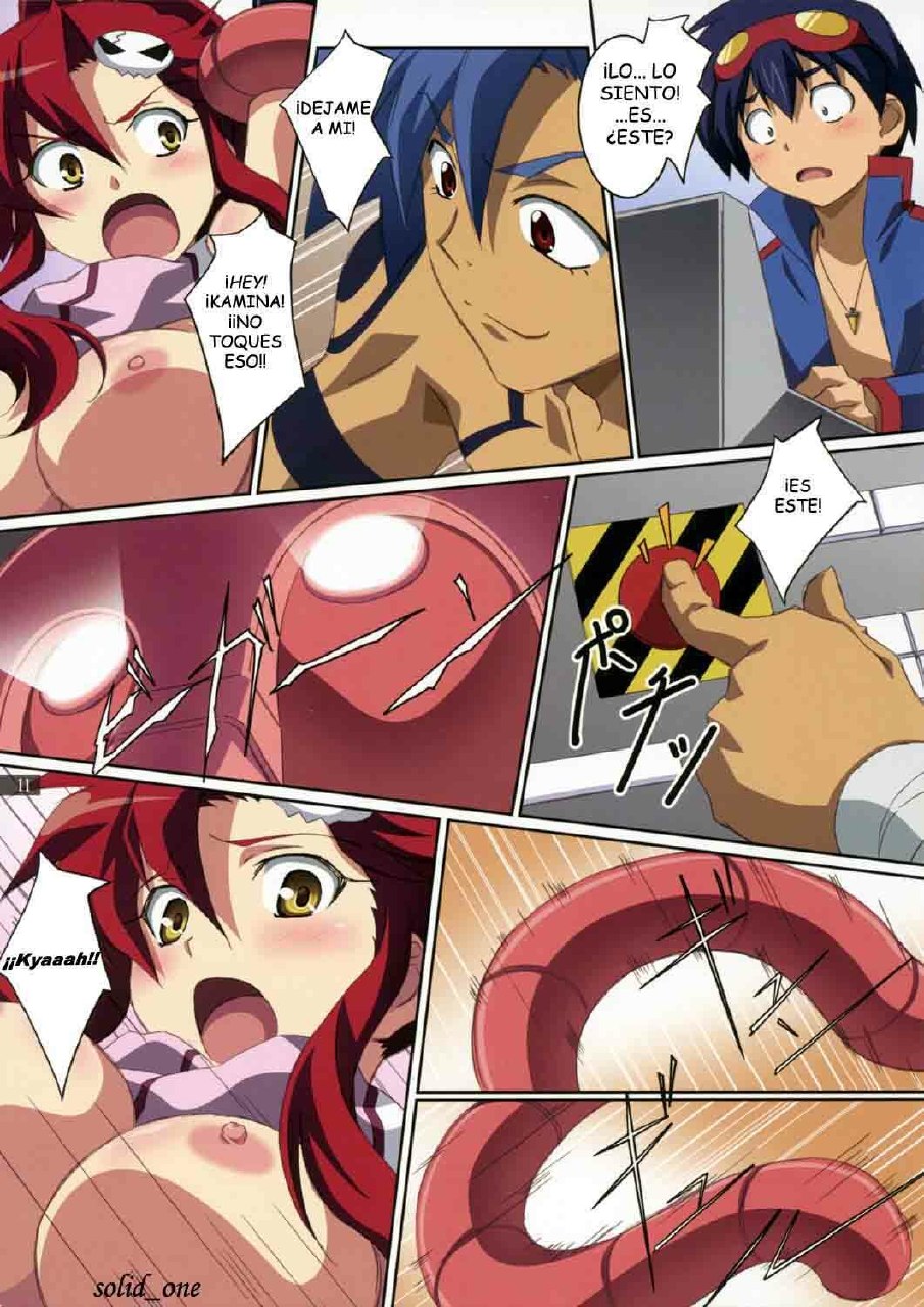 (C72) [Mahirutei (Izumi Mahiru)] Kibun wa YOKOso (Tengen Toppa Gurren Lagann) [Spanish] page 11 preview
