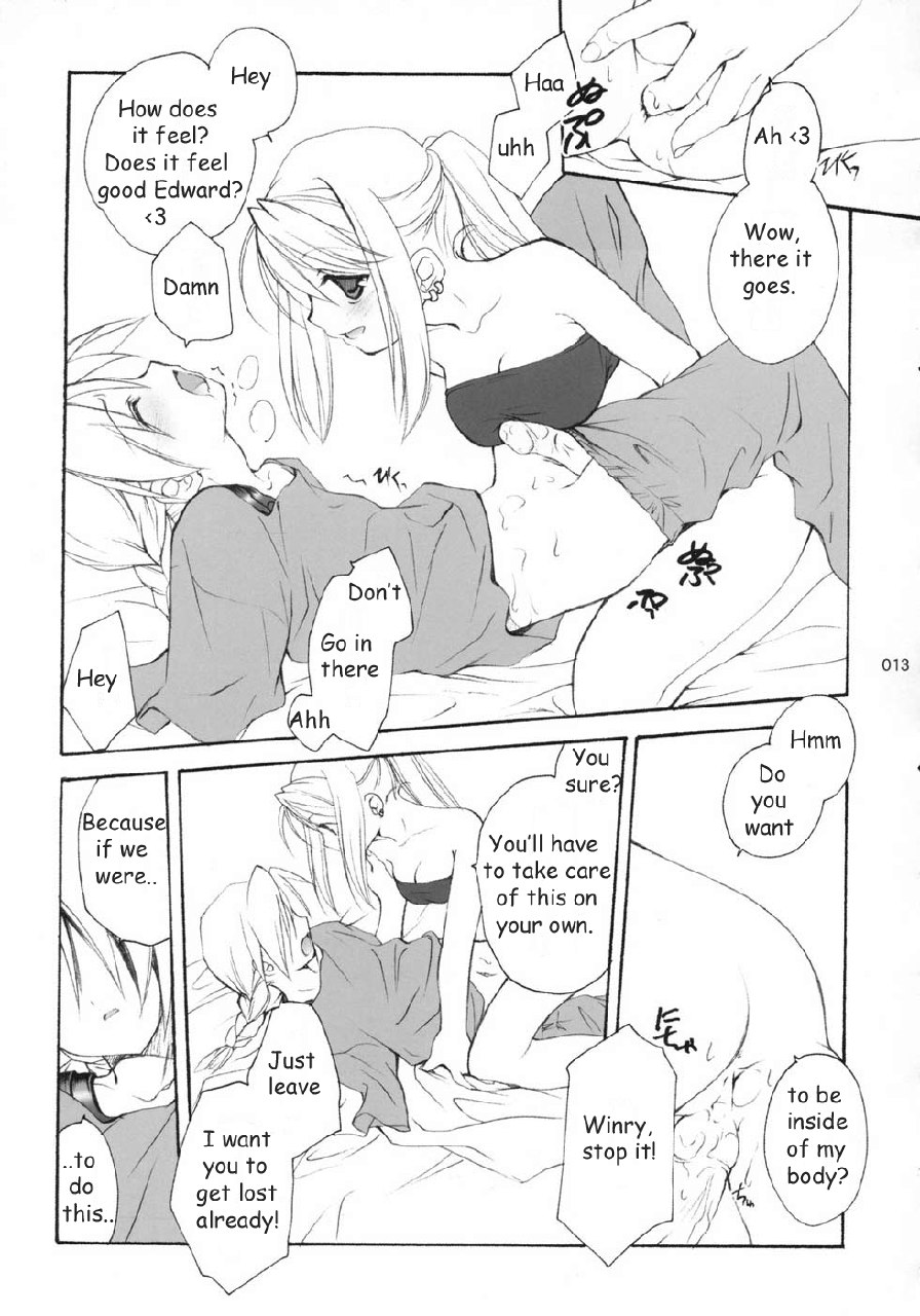 (C65) [Kyougetsutei (Miyashita Miki)] Hagane No XXXX (Fullmetal Alchemist) [English] [Decensored] page 12 preview